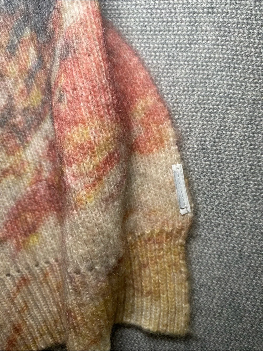 The Stüssy Wing Print Knit Scarf 12”x60”